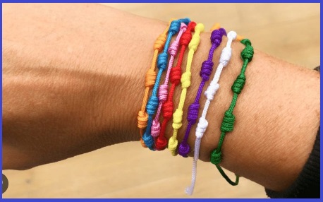 Pulsera de los 7 nudos